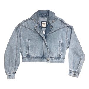 Abercrombie and Fitch Cropped Jean Jacket